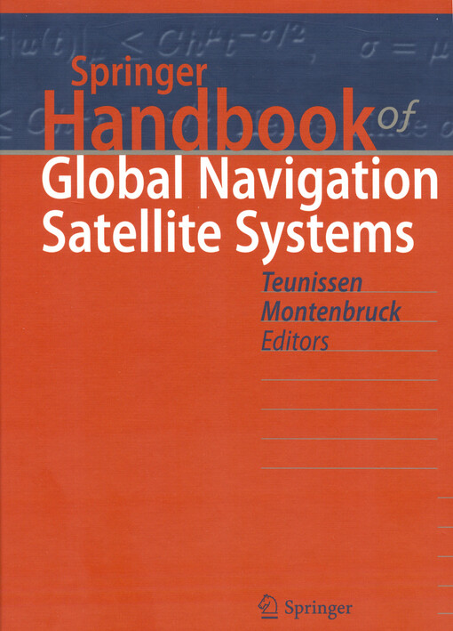 Springer handbook of global navigation satellite systems