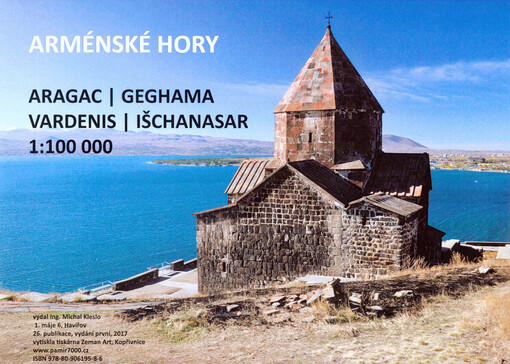 Arménské hory : Aragac, Geghama, Vardenis, Išchanasar : 1:100 000