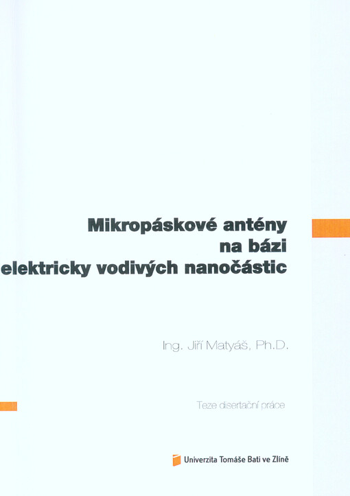 Mikropáskové antény na bázi elektricky vodivých nanočástic