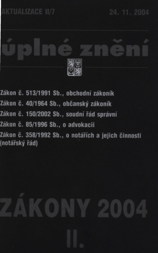 Zákony 2004
