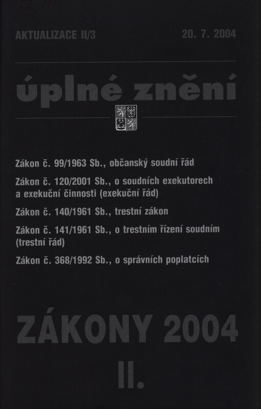 Zákony 2004