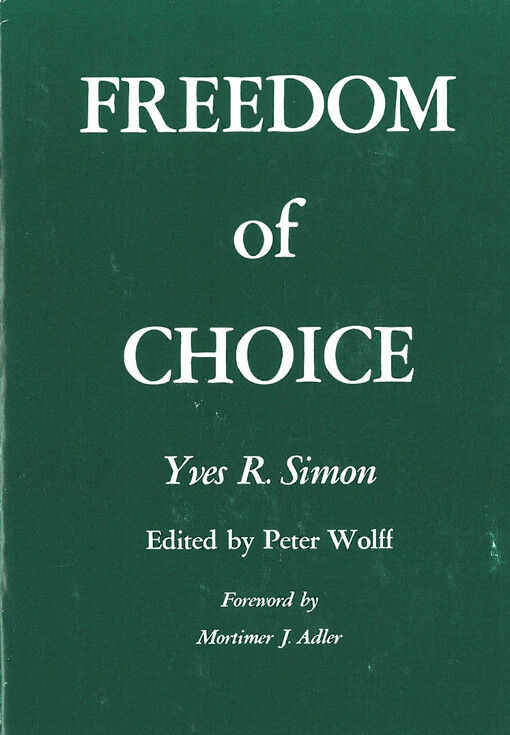 Freedom of choice
