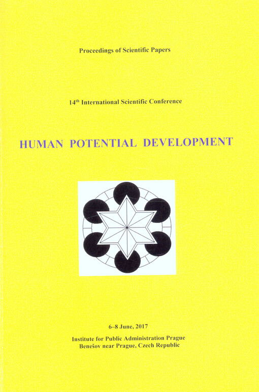 Human Potential Development : 14th international scientific conference : 6-8 June, 2017, Institute for Public Administration Prague, Benešov near Prague, Czech Republic