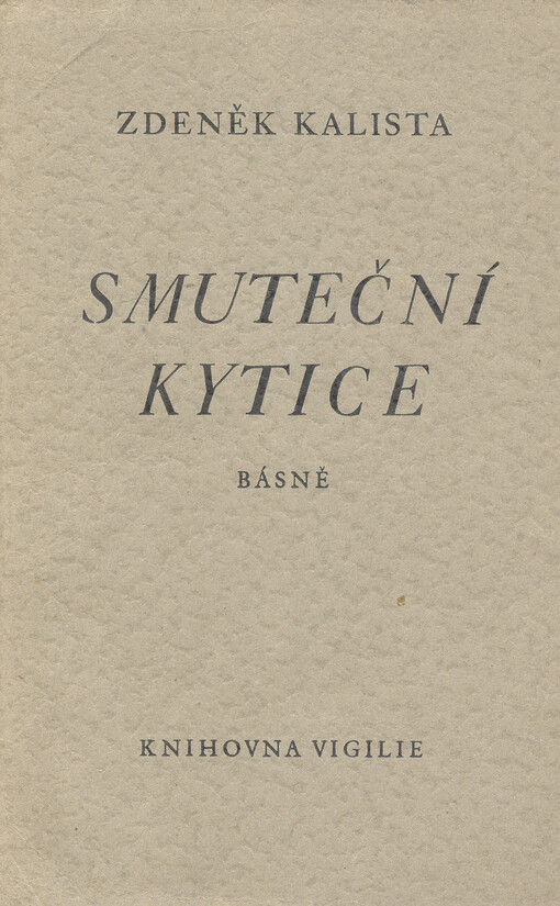 Smuteční kytice :[básně]