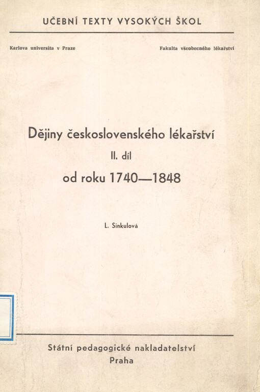 Dějiny československého lékařství