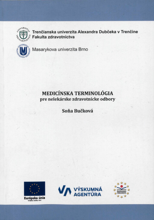 Medicínska terminológia pre nelekárske zdravotnícke obory