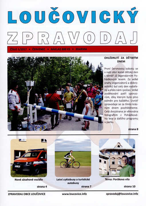 Loučovický zpravodaj : zpravodaj obce Loučovice