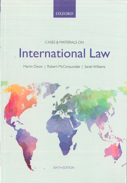 Cases & materials on international law