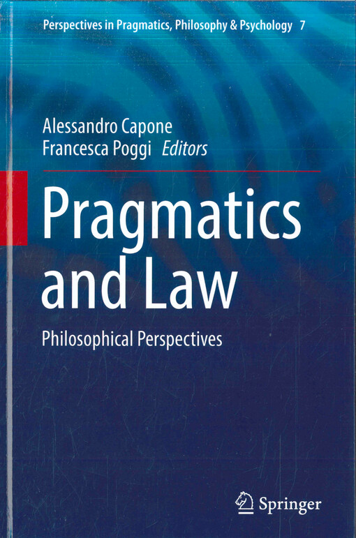 Pragmatics and law : philosophical pesrspectives
