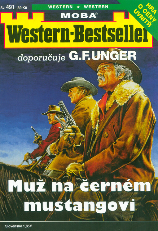 Muž na černém mustangovi