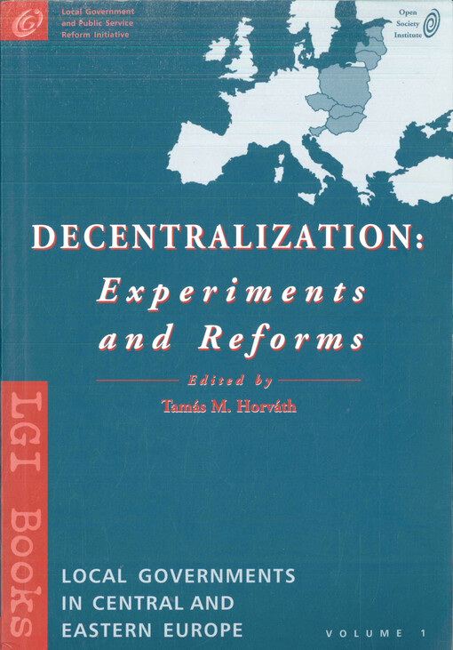 Decentralization :experiments and reforms