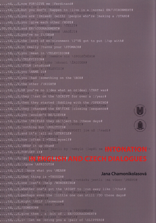 Intonation in English and Czech dialogues