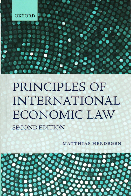 Principles of international economic law