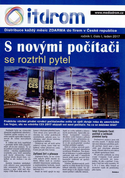 ITdrom : distribuce každý měsíc zdarma do firem v České republice