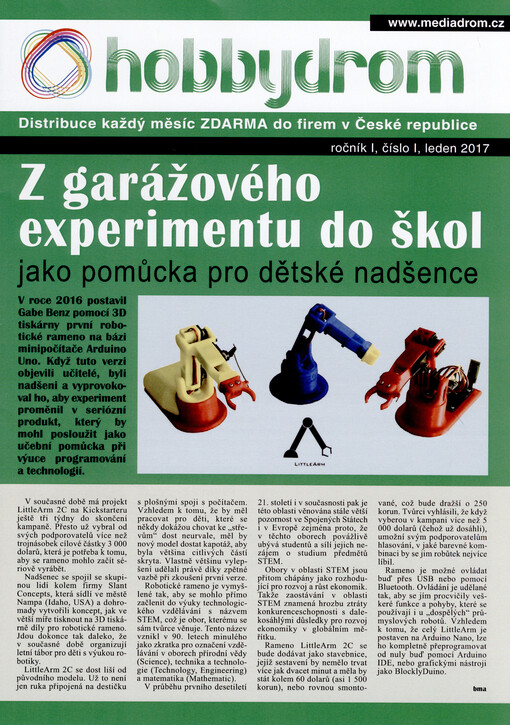 Hobbydrom : distribuce každý měsíc zdarma do firem v České republice