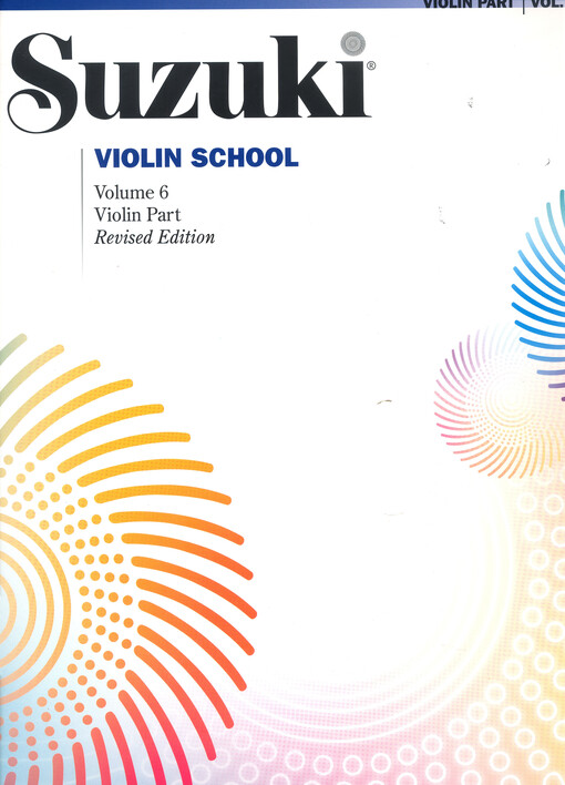 Suzuki Violin School. Violin part Volume 6,