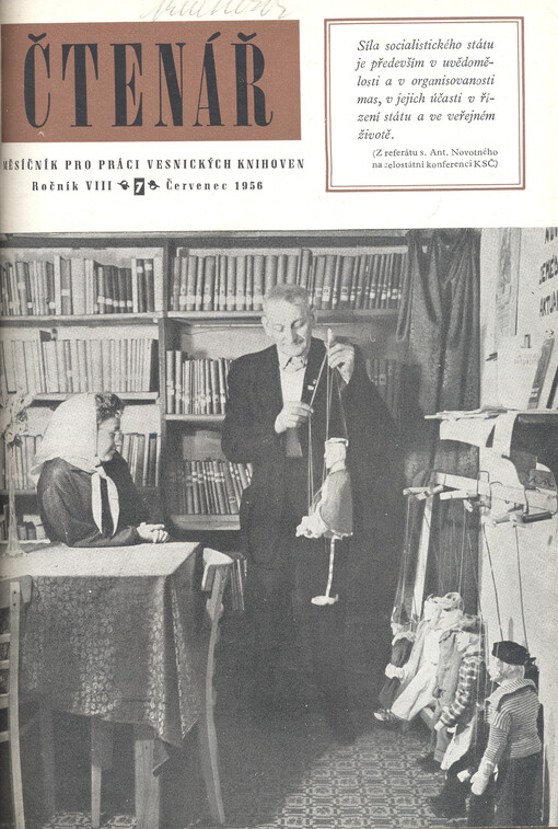 Čtenář : měsíčník pro knihovny