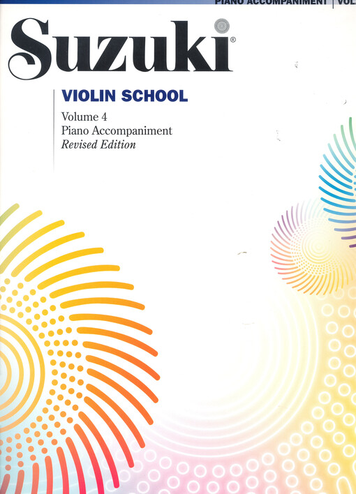 Suzuki Violin School. Volume 4, Piano part