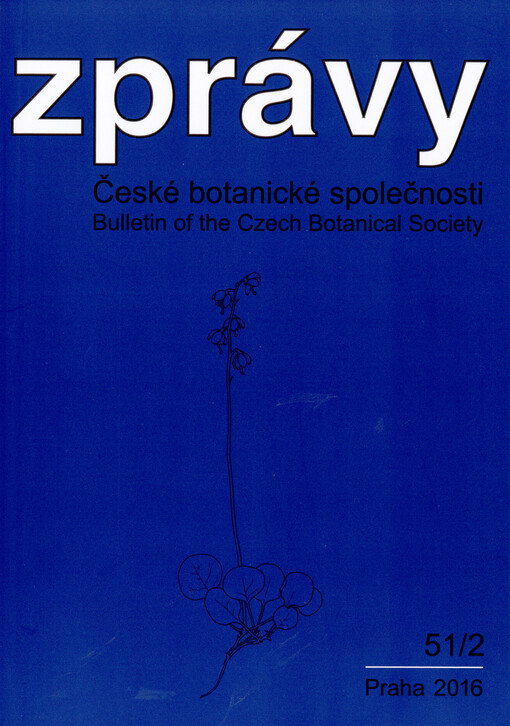 Zprávy České botanické společnosti = Bulletin of the Czech Botanical Society