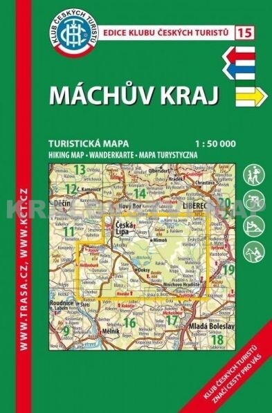 Máchův kraj turistická mapa 1:50^000