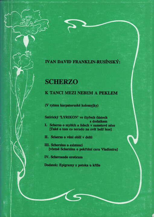 Scherzo k tanci mezi nebem a peklem : satirický 