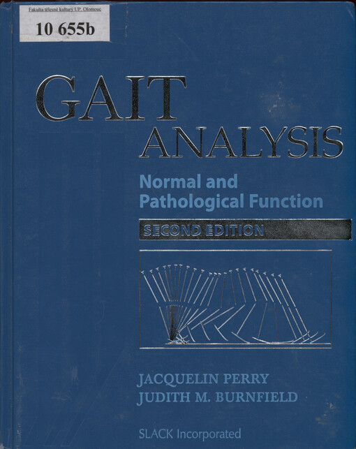 Gait analysis : normal and pathological function