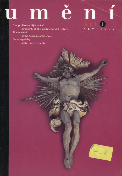Umění : časopis Kabinetu pro theorii a dějiny umění Československé akademie věd