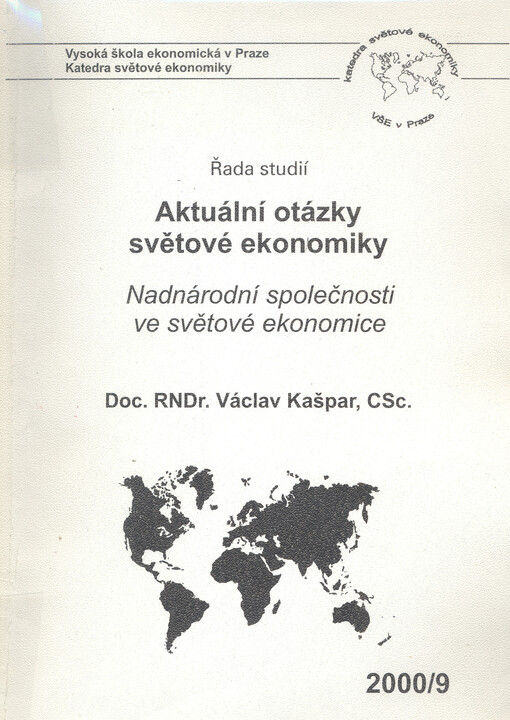 Nadnárodní společnosti ve světové ekonomice