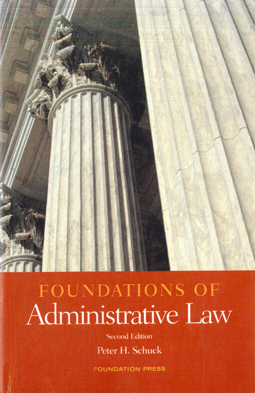 Foundations of administrative law
