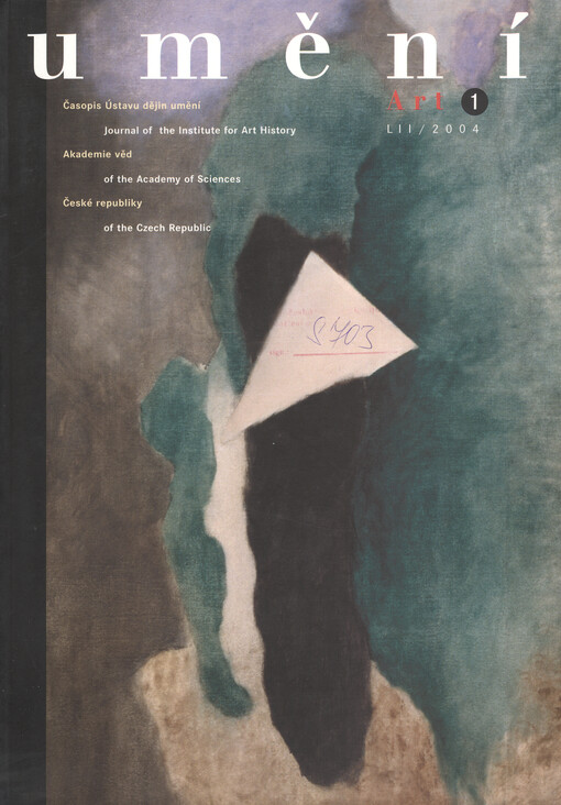 Umění : časopis Kabinetu pro theorii a dějiny umění Československé akademie věd