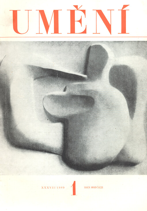 Umění : časopis Kabinetu pro theorii a dějiny umění Československé akademie věd