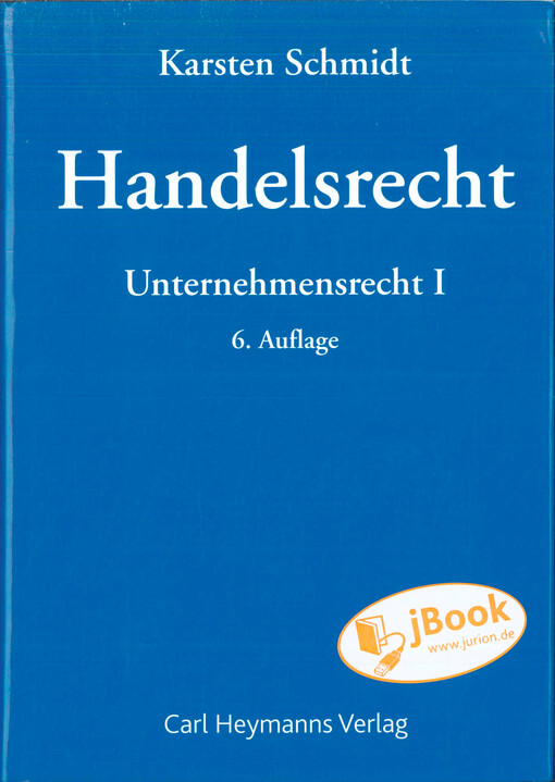 Handelsrecht. I, Unternehmensrecht