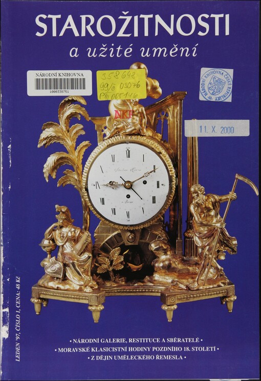 Starožitnosti a užité umění : Měsíčník pro sběratele a znalce