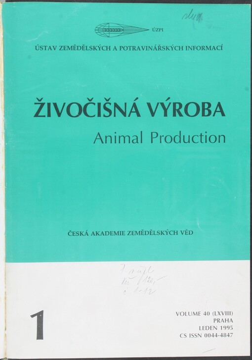 Živočišná výroba