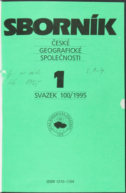 Sborník České geografické společnosti