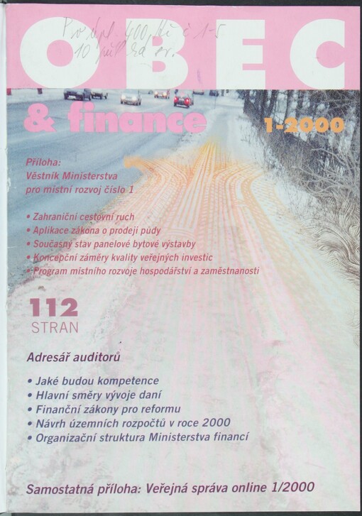 Obec a finance