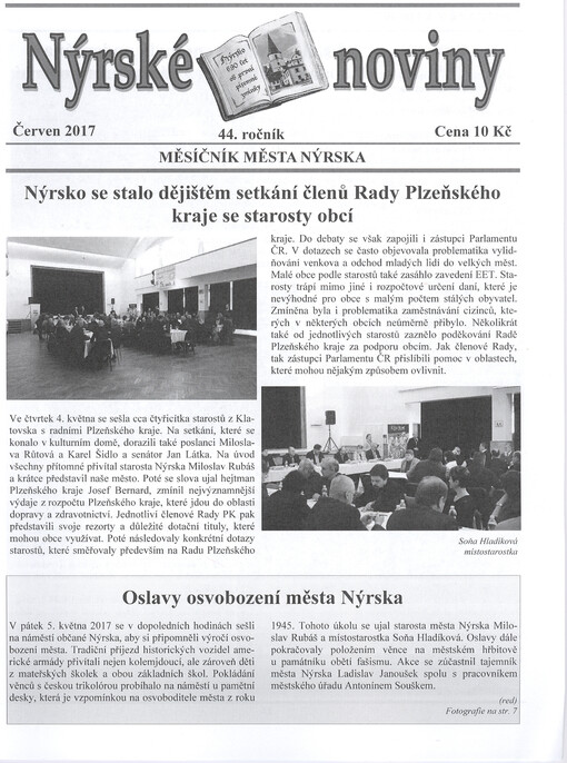 Nýrské noviny : informační měsíčník města