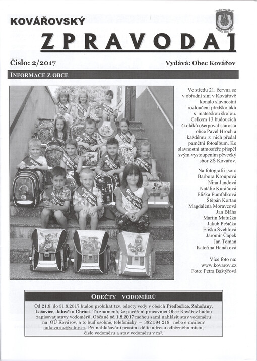 Kovářovský zpravodaj