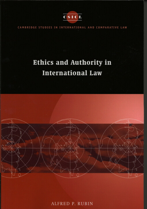 Ethics and authority in international law