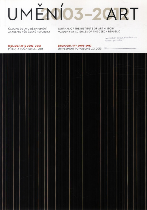  Bibliogragie 2003-2012