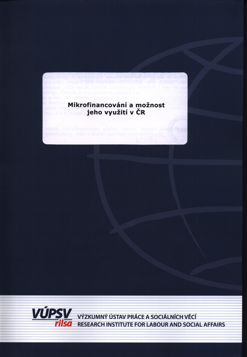 Mikrofinancování a možnost jeho využití v ČR