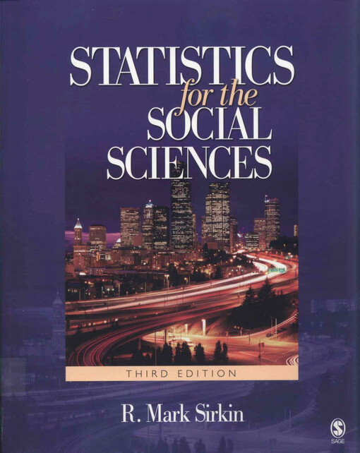 Statistics for the social sciences
