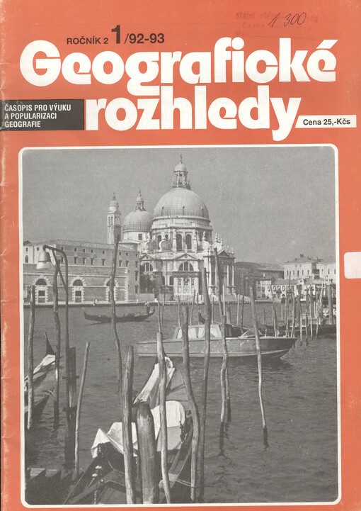 Geografické rozhledy : časopis pro výuku a popularizaci geografie