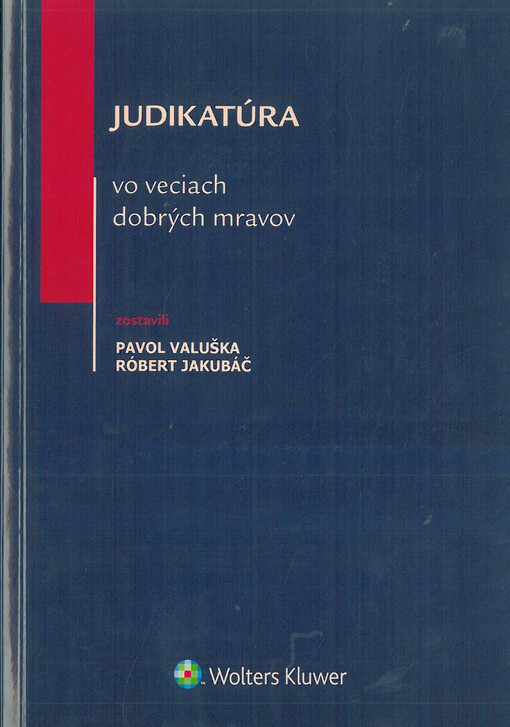 Judikatúra vo veciach dobrých mravov