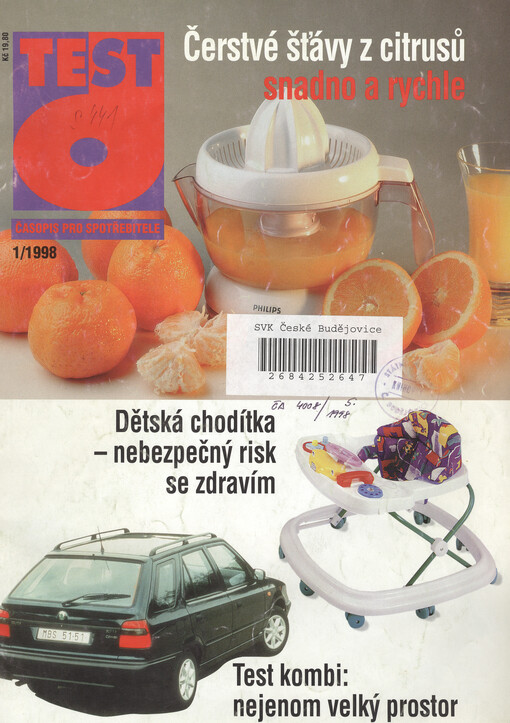 dTest : časopis pro spotřebitele