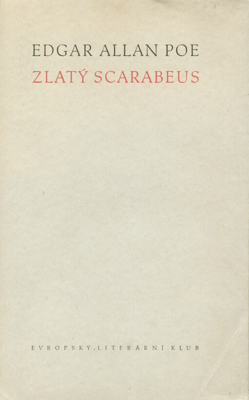 Zlatý scarabeus : Tři povídky