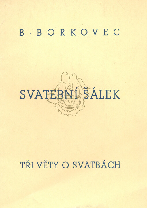 Svatební šálek (tři věty o svatbách)