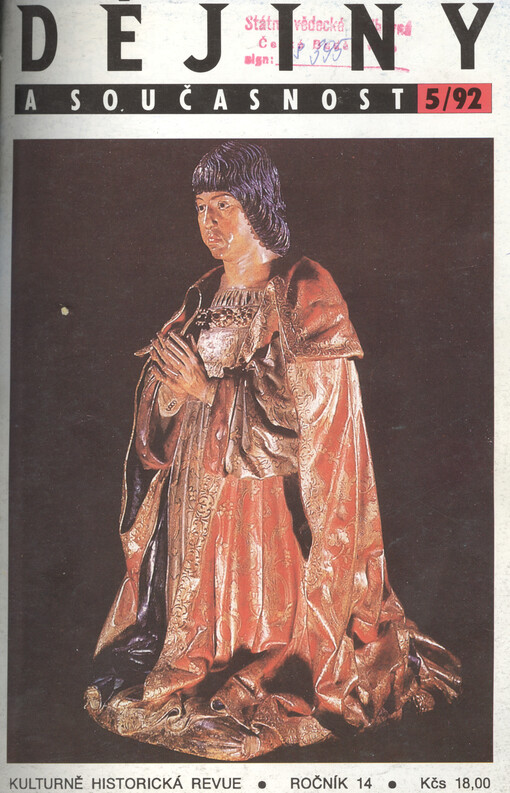 Dějiny a současnost : historicko-vlastivědná revue Československé společnosti pro šíření politických a vědeckých znalostí a ministerstva školství a kultury