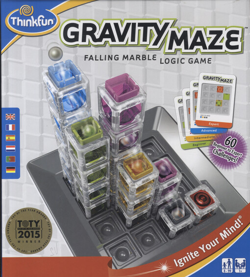 Gravity maze : falling marble logic game