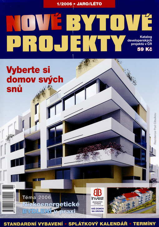 Nové bytové projekty : katalog developerských projektů v ČR